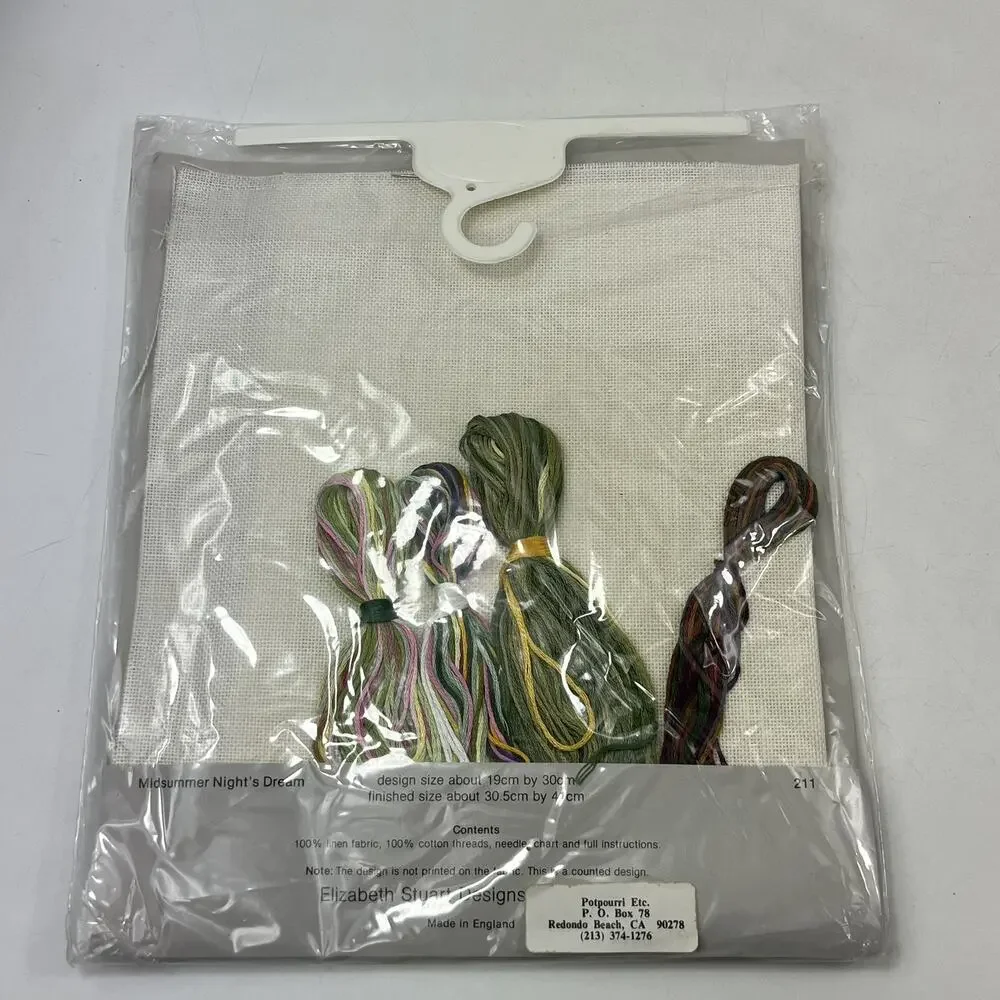 Elizabeth Stuart Designs Cross Stitch Kit Midsummer Night's Dream Shakespeare